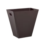 Cordoba Collection Sleek Wastebasket Liner, 12 Quart, Chocolate